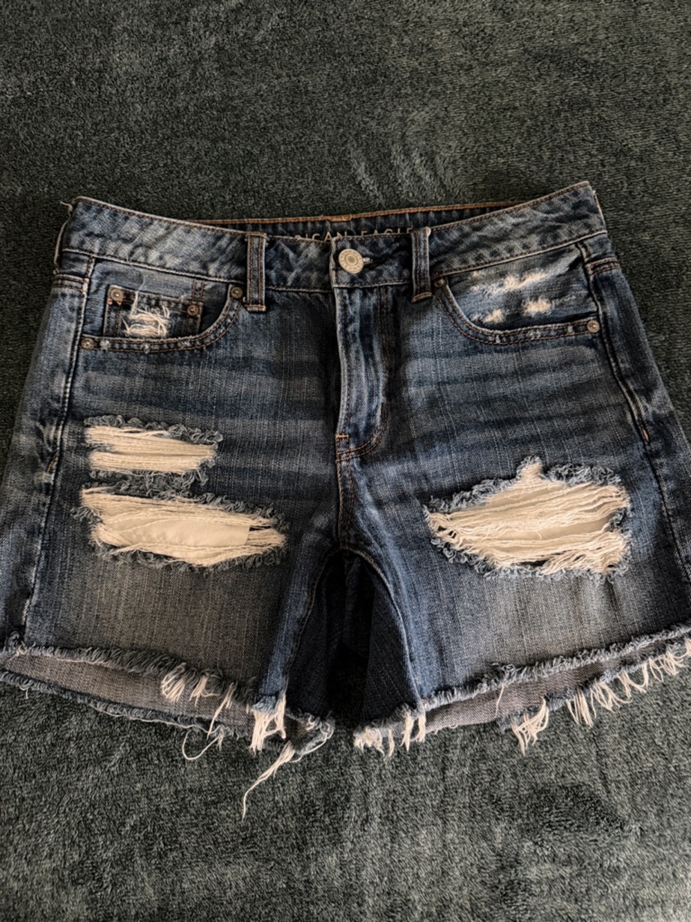 American eagle tom girl midi shorts